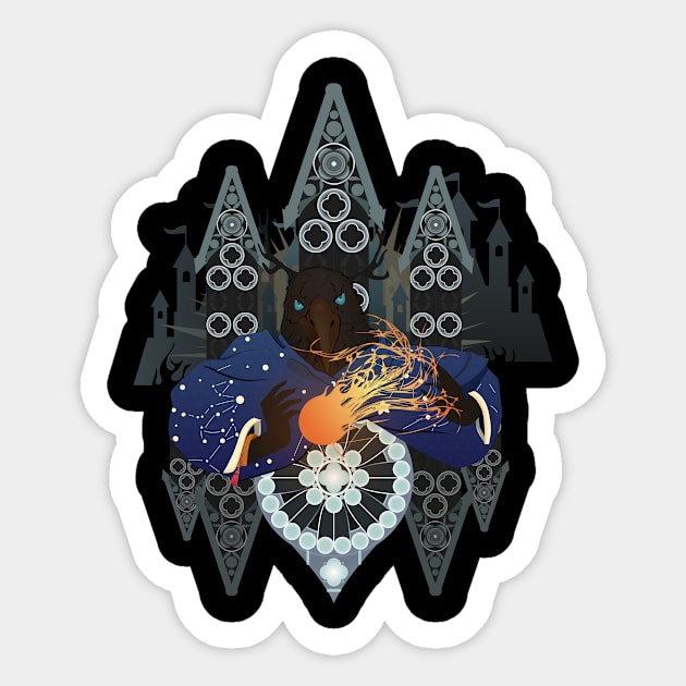 Black magic Sticker by Lallaboo